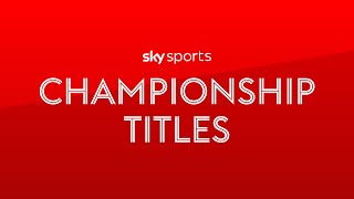 NEW Sky Sports EFL Titles 202122 [upl. by Wixted]