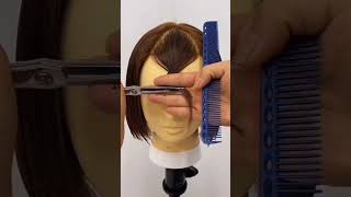 front hair flicks cutting 💁💁😍😍 haircut at homehaircut hairstyle makeupyoutubevideos shorts [upl. by Martynne]