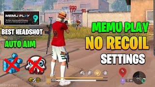 Memu Play Free Fire No Recoil Settings  memu play After OB43 Update Best Lag Fix Settings 2024 [upl. by Vyky]