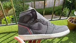 JORDAN 1 ZOOM  CRATER  CLOSE LOOK  ON FEET Space Hippie [upl. by Geoffry]