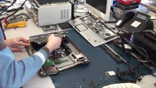 Mainboard replacement HP DV9000 Laptop 7081 [upl. by Yelich]