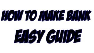 RuneScape 3 How To Make BANK Easy Guide [upl. by Eulalee866]