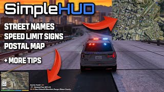 NEW Simple Hud for GTA 5 LSPDFR is Awesome [upl. by Abita]