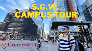 Concordia University Campus Tour  SGW Vlog 9 Antas Explores [upl. by Jordon]