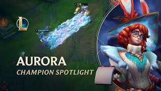 Aurora Champion Spotlight  Gameplay  League of Legends [upl. by Nosnaj]