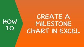 How to Create a Milestone Timeline Chart in Excel [upl. by Cheffetz]