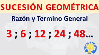 🚩 Cómo hallar el TÉRMINO GENERAL de una SUCESIÓN GEOMÉTRICA  Juliana la Profe [upl. by Ymaral]