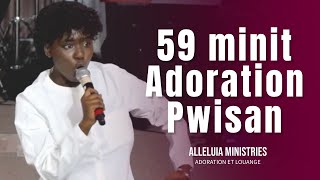 Bondye manifeste nan adoration pwisan sa  Nom célébré par les élus  Paola Médi 59 Minit Adoration [upl. by Lattimer]