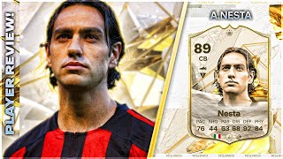 USABLE OR NOT ICON 89 RATED ALESSANDRO NESTA PLAYER REVIEW  EA FC24 ULTIMATE TEAM [upl. by Yenahpets]