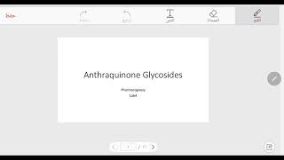 Anthraquinone glycosides [upl. by Edmonda442]