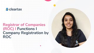 Registrar of Companies ROC l Functions I Company Registration by ROC [upl. by Yrehc104]