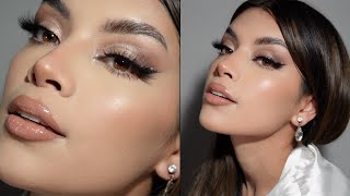 Beautiful Glam Bridal Makeup Tutorial  Tips and tricks [upl. by Llehsor]