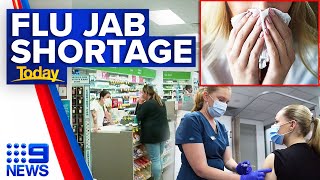 Aussies told to book flu jab now as some wholesale demand ‘exhausted’  9 News Australia [upl. by Aksel]