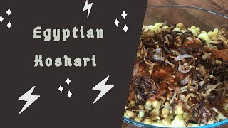 Egyptian Koshari  Arabic Food  Vegetarian Main Course [upl. by Schwarz604]