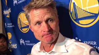 Steve Kerr On McCaws Injury  Vince felt terrible  Praying for the best [upl. by Tildy]