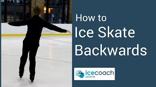 Learn how to ice skate backwards [upl. by Park]