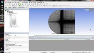 Flow over an airfoil  part 1  Ansys Fluent 14 tutorial [upl. by Etnahc]