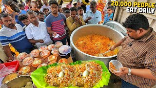 150 Rs Only 😍 GUNDU Bhai HYDERABADI Dum Biryani Indian Street Food 🤤 Daily 500 Kg Chicken Biryani [upl. by Everson]