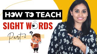 How to Teach Sight Words to Struggling Readers I Sight Word Activities Pre K Kindergarten Grade [upl. by Rida]