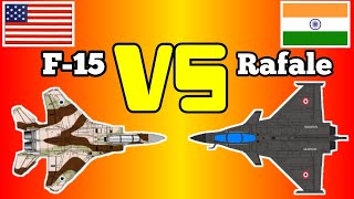 Dassault Rafale Vs F15 Eagle  Who Will Win [upl. by Eiknarf914]