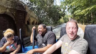 Roman Rapids Raft Ride at Busch Gardens Williamsburg • OnRide POV 2024 [upl. by Eseila]