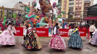 Disfrutando de las Fallas en las calles de Gandia Marzo de 2022 [upl. by Tilden532]