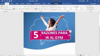 Cómo hacer un volante publicitario en Word [upl. by Hinman841]