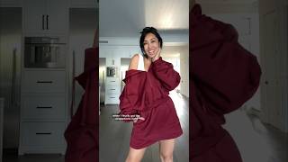 The chic oversized hoodie dress that the crowd will always go wild for blogilates [upl. by Narbig]