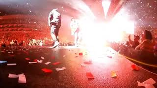 Front Row MercyMe Happy Dance KFC Yum Center 360 Video [upl. by Kendell]