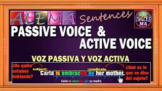 Voz Pasiva Y Activa En Ingles  Oraciones Con Passive Voice And Active Voice [upl. by Haggai]