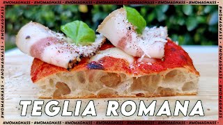 Pizza in Teglia Romana impasto alta idratazione con planetaria tutorial completo [upl. by Akili773]