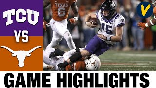 4 TCU at 18 Texas  2022 College Football Highlights [upl. by Ruben843]