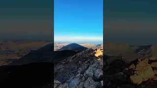 Teide Volcano sunset 🌋 volcano shadow touching the Gran Canaria island [upl. by Gery749]