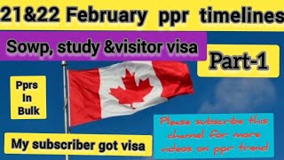 22 February Canada ppr timelineppr timeline todayCanada ppr timeline today🇨🇦🇨🇦🇨🇦🇨🇦 [upl. by Mirna451]