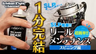 【超簡単】SLP推奨･1分でできるリールメンテナンス｜スピニング編 [upl. by Mazlack]