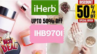 iHerb Coupon Code 2024iHerb Discount Code for UP TO 50 OFF ON ALL IHERB WEBSITE [upl. by Yadnil]