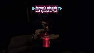 Tyndall effect chemistry science love viralshort trendingshorts [upl. by Bracci]