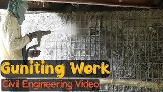 Complete Guniting Work Procedure  Guniting Work in Bridge Repairing  Guniting Waterproofing [upl. by Adair]