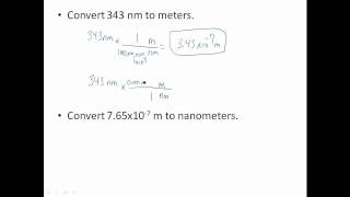 meters nanometers conversions [upl. by Eenej]