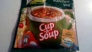 Knorr manchow veg soup  knorr instant soup [upl. by Erlond498]