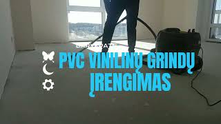 Kaip dėti PVC vinilines grindų dangas [upl. by Peskoff133]