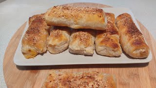 Banyolu börek tarifini denediniz mi✅ Yok böyle bir lezzet ✅ pufidik patatesli çıtır börek yapılışı [upl. by Inattyrb281]