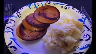 Food Review Newfoundland Steak amp Mashed Potatoes Trailer Park Boys [upl. by Silrac259]