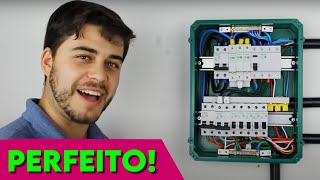 Como MONTAR QUADRO DISTRIBUIÇÃO 220V BIFÁSICO PROFISSIONAL [upl. by Giarc]