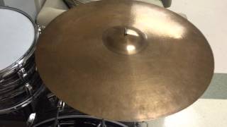 VINTAGE 1967 PAISTE 24quot RIDE GIANT BEAT BONHAM 2924 grams [upl. by Rachele]