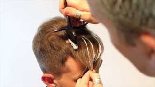 Pompadour haircut How to Modernize a Pompadour Mens Hair Coloring Highlights [upl. by Lauralee]