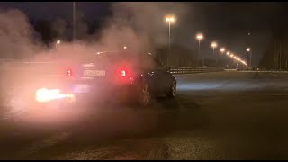 Volvo S60R 500hp 0100 and exhaust antilag backfire bangs and pops [upl. by Vida]