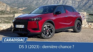 Essai vidéo  DS 3 2023  dernière chance [upl. by Knowland]