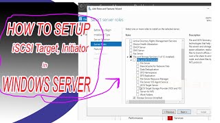 How to setup iSCSI Target and initiator in Windows Server  iSCSI STORAGE [upl. by Rachel469]