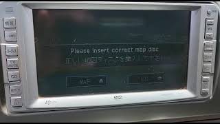 Toyota radio NDCNW54 Map disc error and Download [upl. by Vaden]